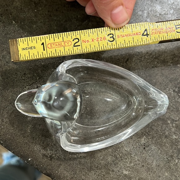 Vintage glass duck ashtray - Picture 7 of 7
